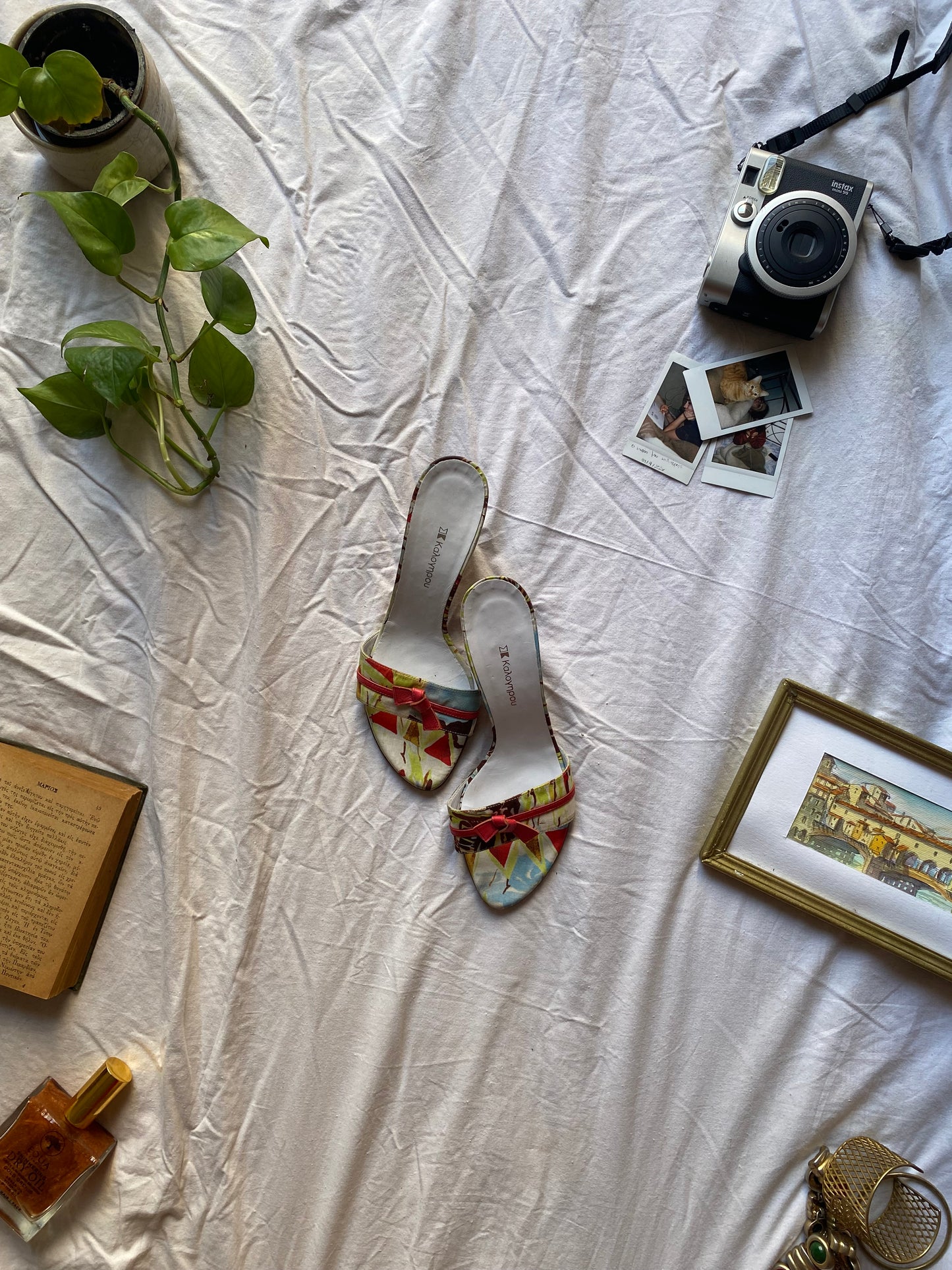 Brand new multicoloured mules