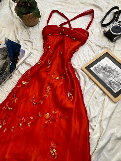 K derhy 100% silk sunset gown 🌅