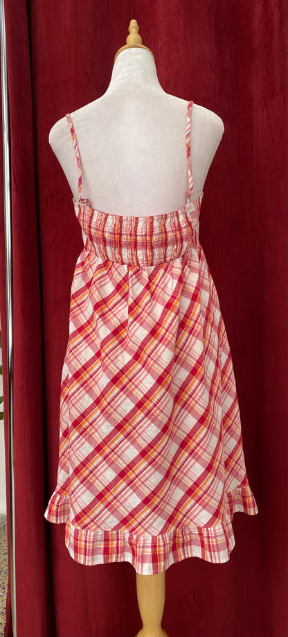Plaid summer dress