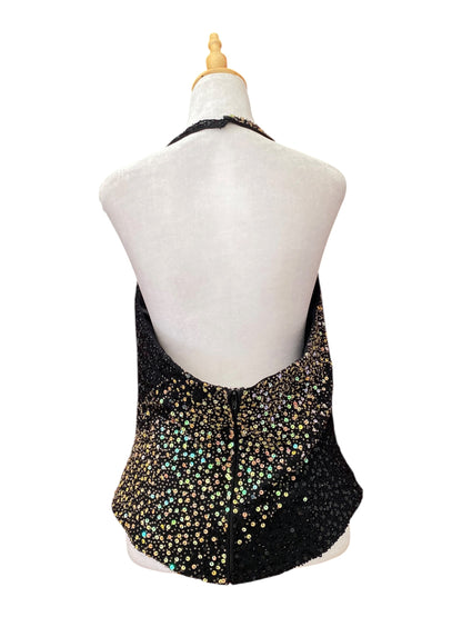 100% silk handbeaded top