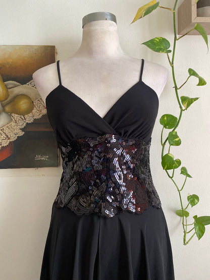 Brand new black sequin dress