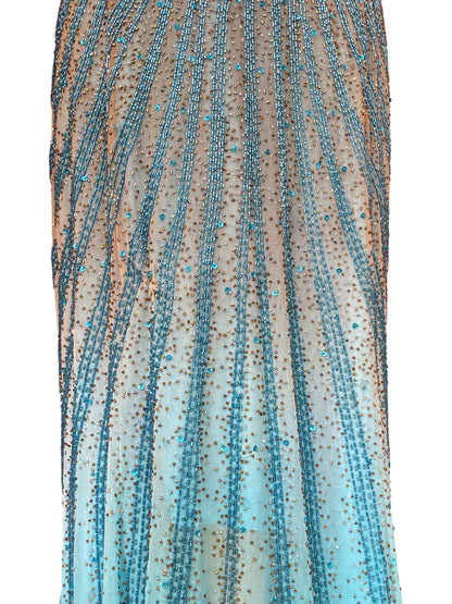 100% silk “The ocean gown”