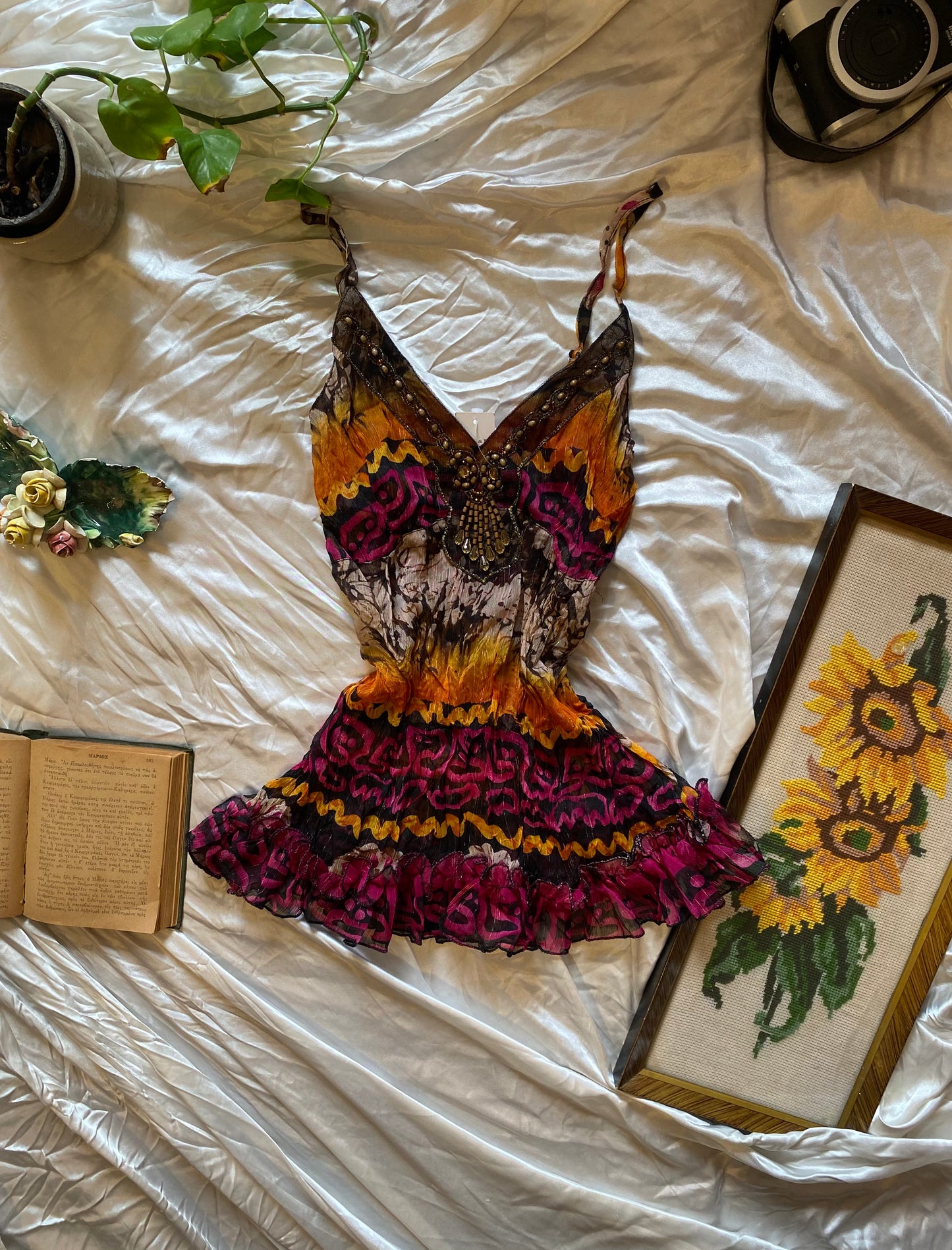 Silk based brand new sequin top