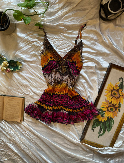 Silk based brand new sequin top