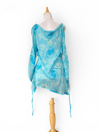 Blue mermaid blouse 🧜🏻‍♀️