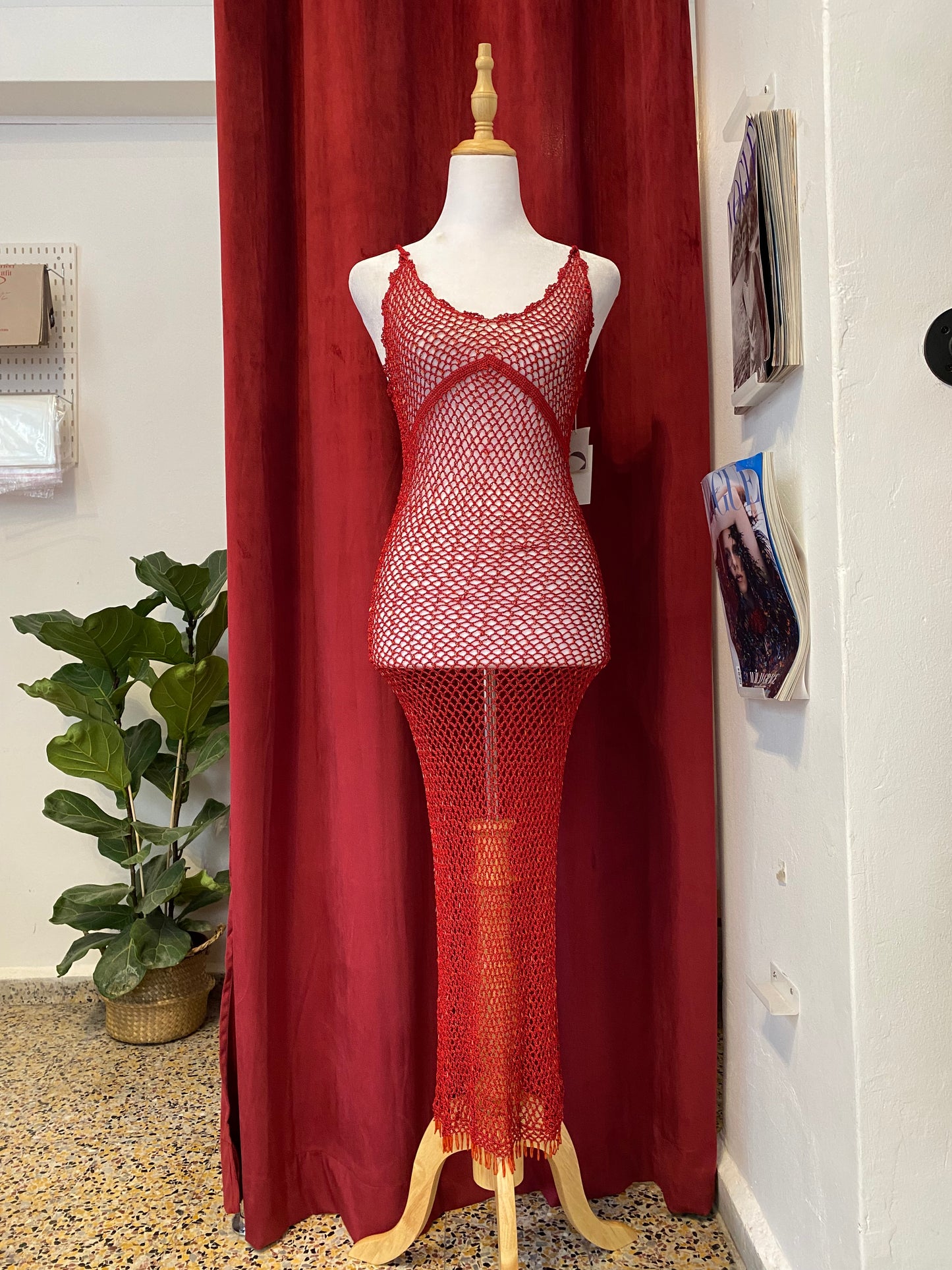 Morgan brand new crochet dress with sequin details all over