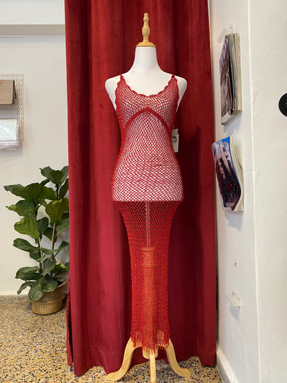Morgan brand new crochet dress with sequin details all over
