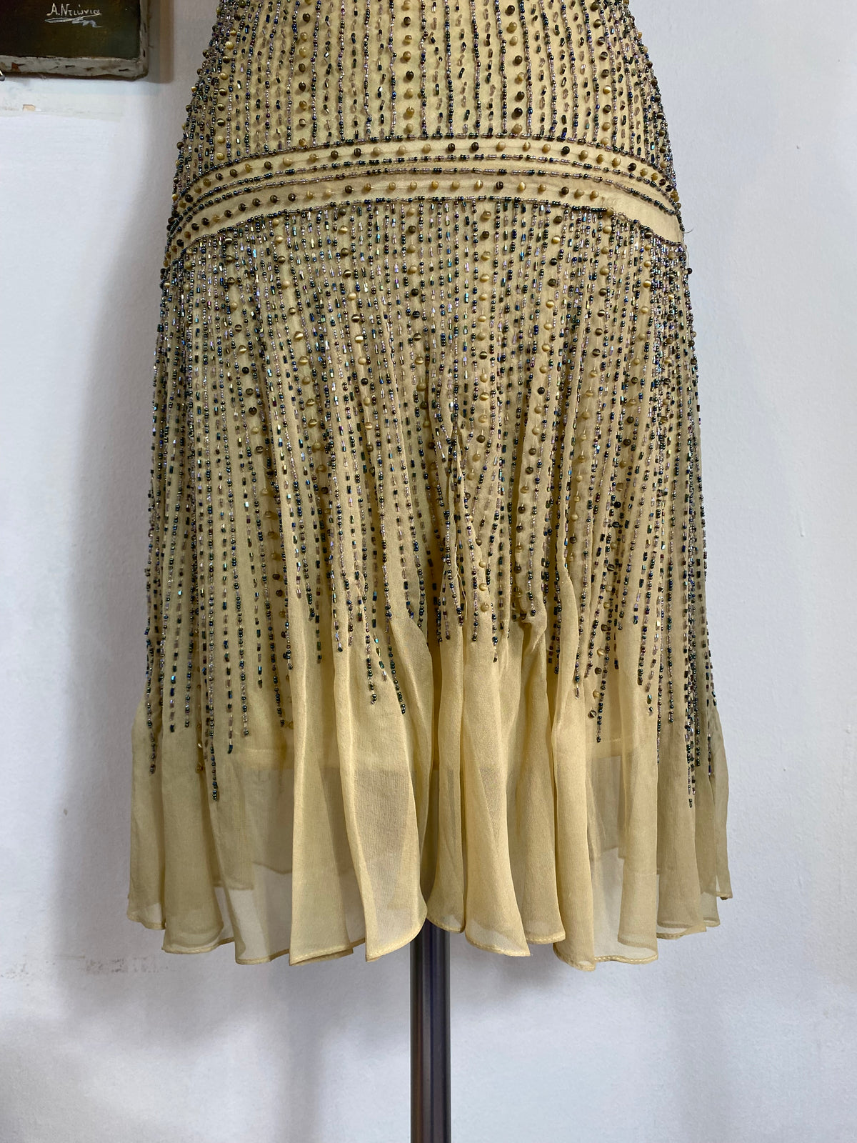 Seraphine Beaded Silk Gown