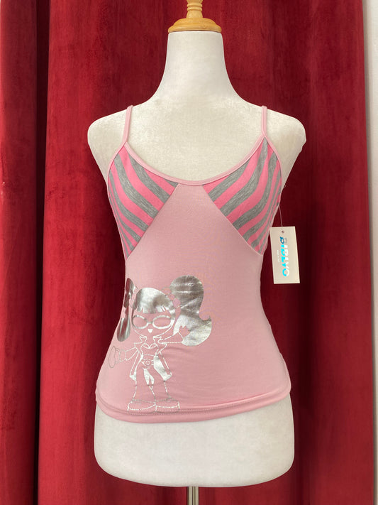 Pink graphic top