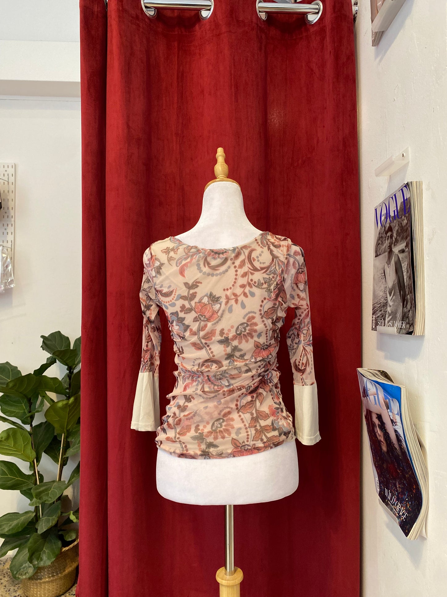 Pink Y2K multicoloured top