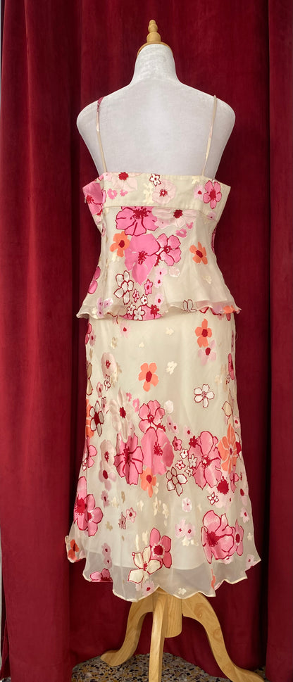 Blush Sakura Silk Ensemble set