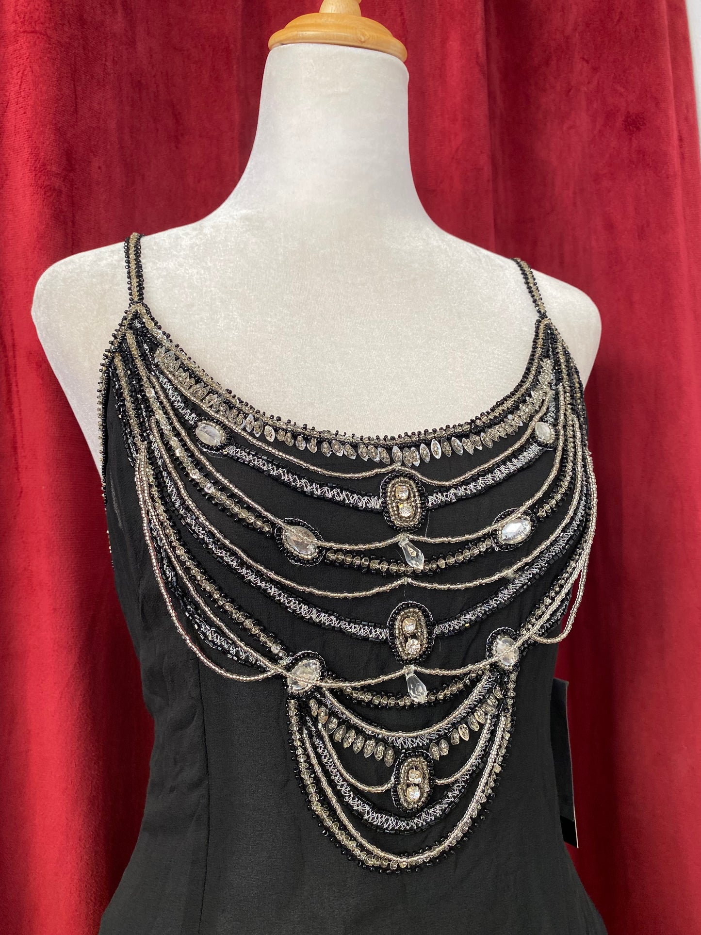 The Maharani Noir Silk Camisole