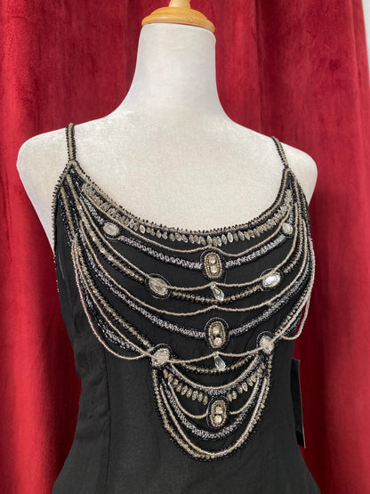 The Maharani Noir Silk Camisole