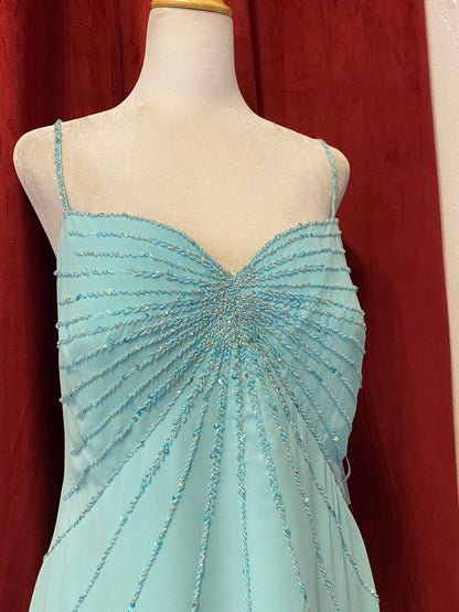 Light blue sequin gown 🩵