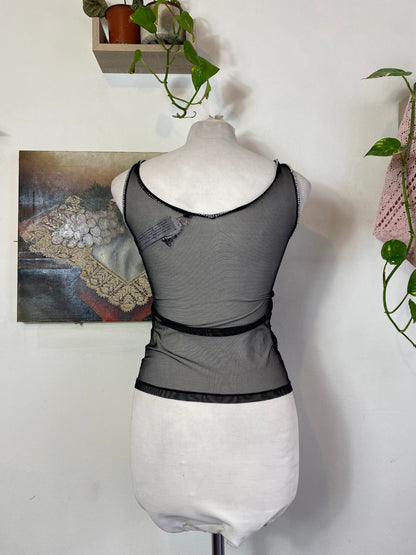 Brand new handbeaded 90s top