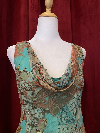 100% silk brand new K Derhy fairy top 🧚