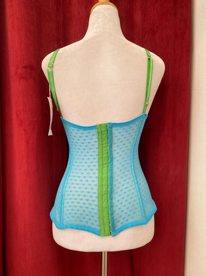 Azure Muse embellished corset