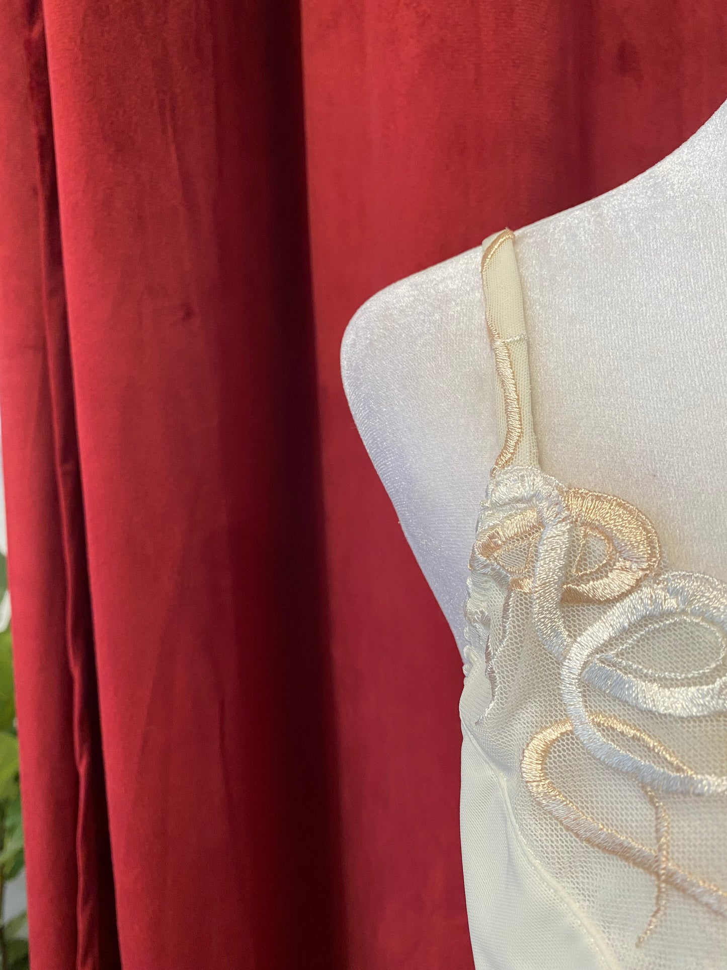 Brand new white see through cami top