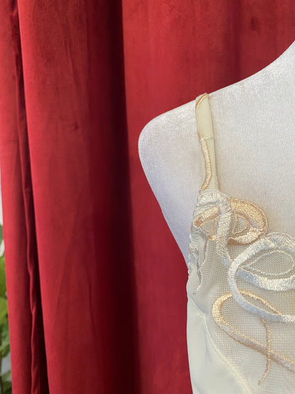 Brand new white see through cami top