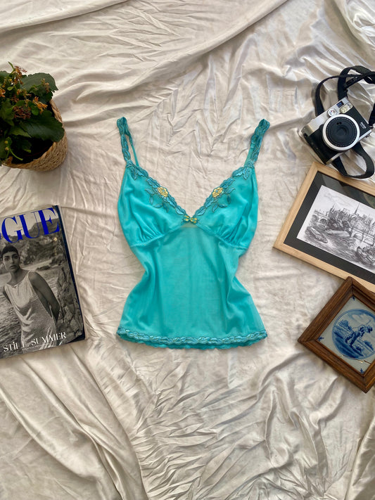 Baby blue sequin lingerie fairy top🧚