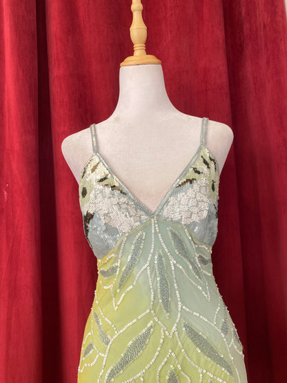 100% silk ethereal ombré gown ✨