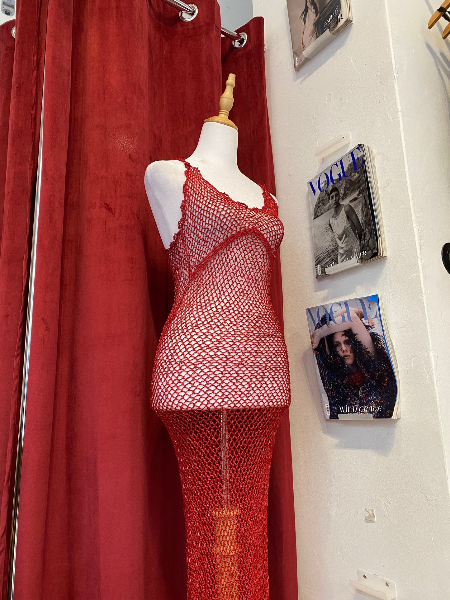 Morgan brand new crochet dress with sequin details all over