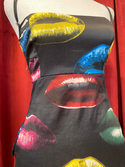 Miss sixty iconic “lipstick”mini dress