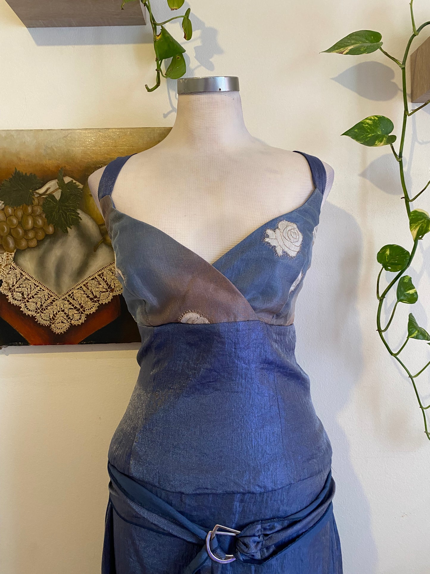 2 pieces brand new blue  set