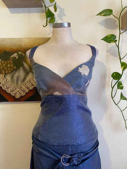 2 pieces brand new blue  set