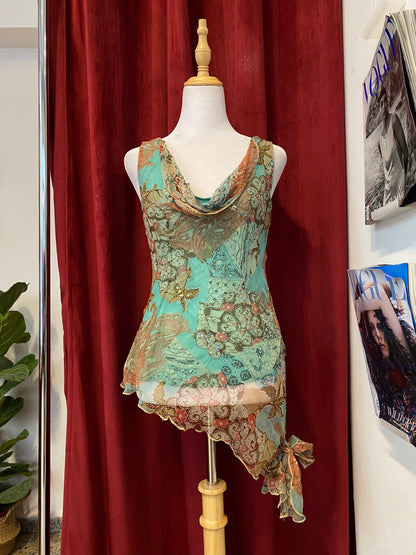 100% silk brand new K Derhy fairy top 🧚