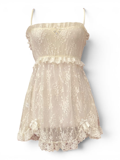 White lace top