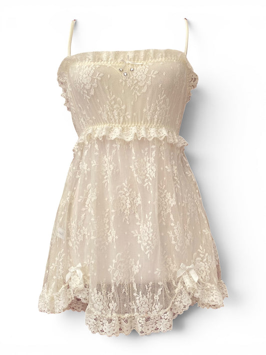 White lace top