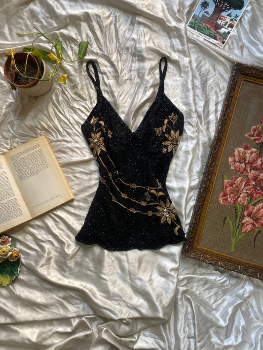 The Midnight Garden Silk Camisole