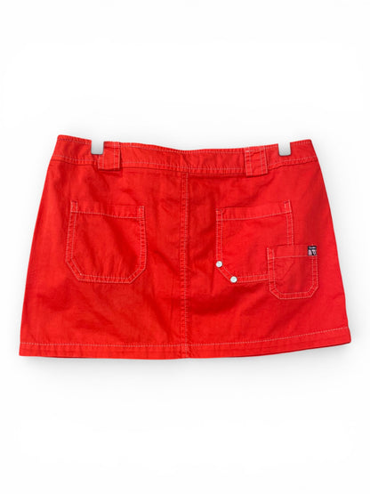 Bright red mini skirt ❤️