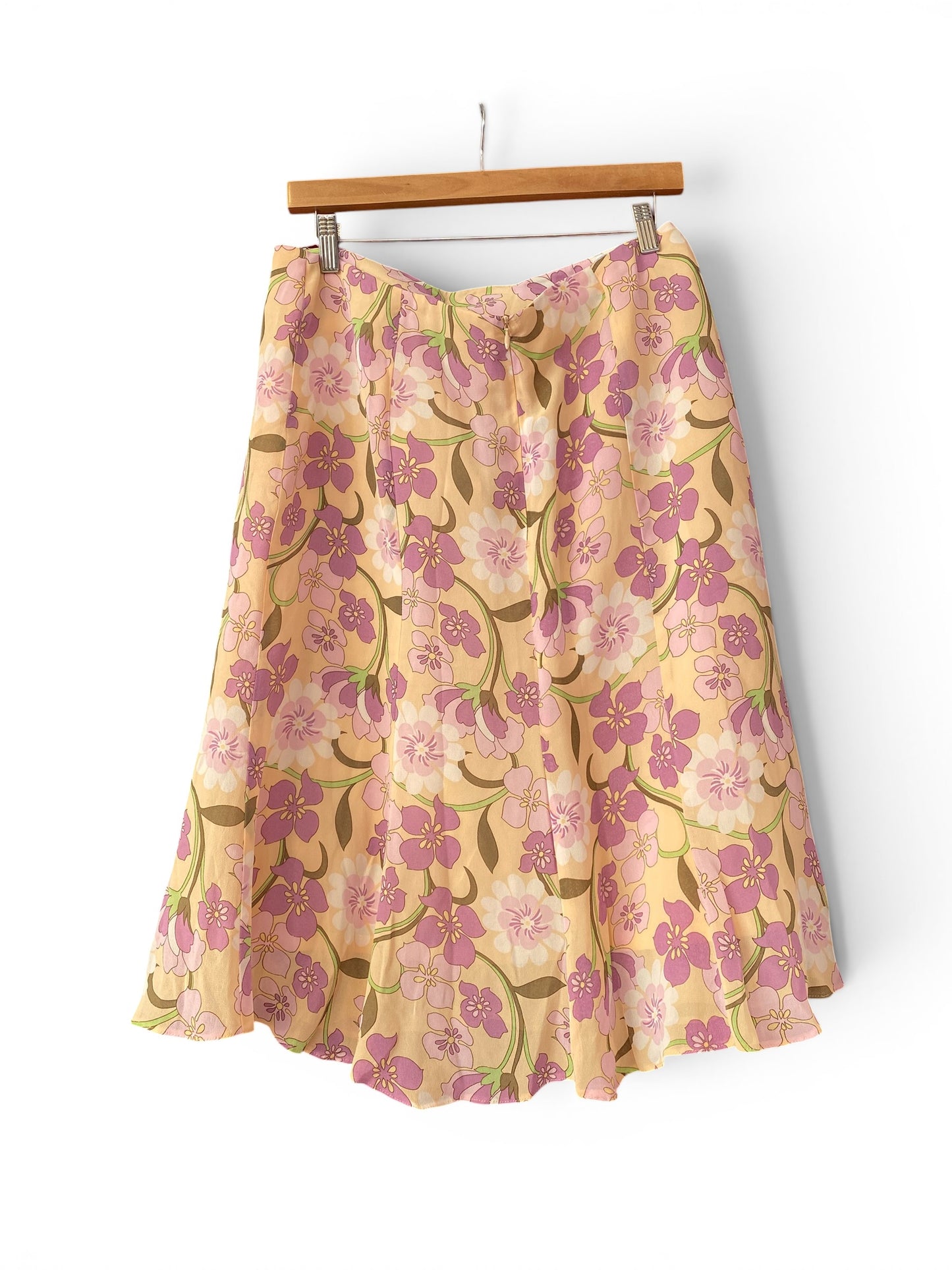 Midi summer floral skirt 💐