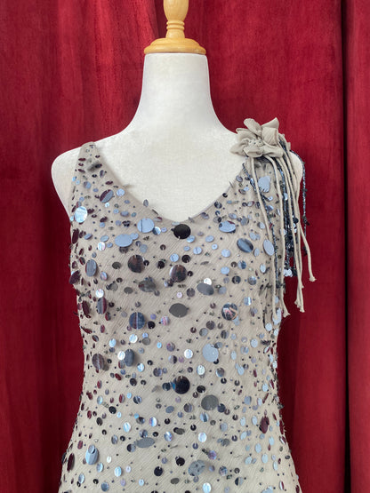 K derhy rare sequin gown