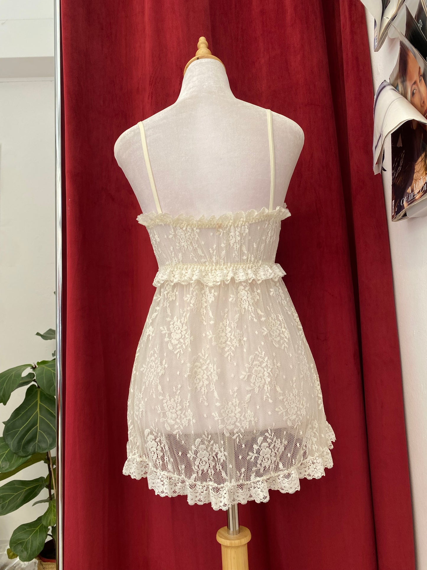 White lace top