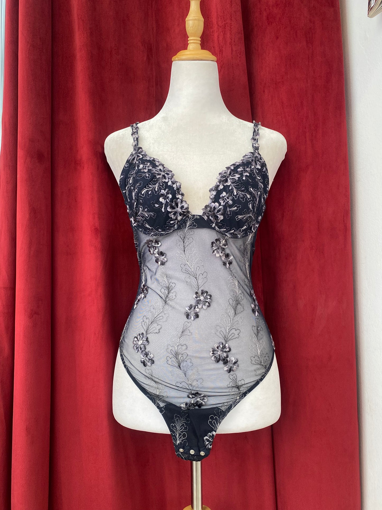 1990s Malizia by La Perla atelier bodysuit