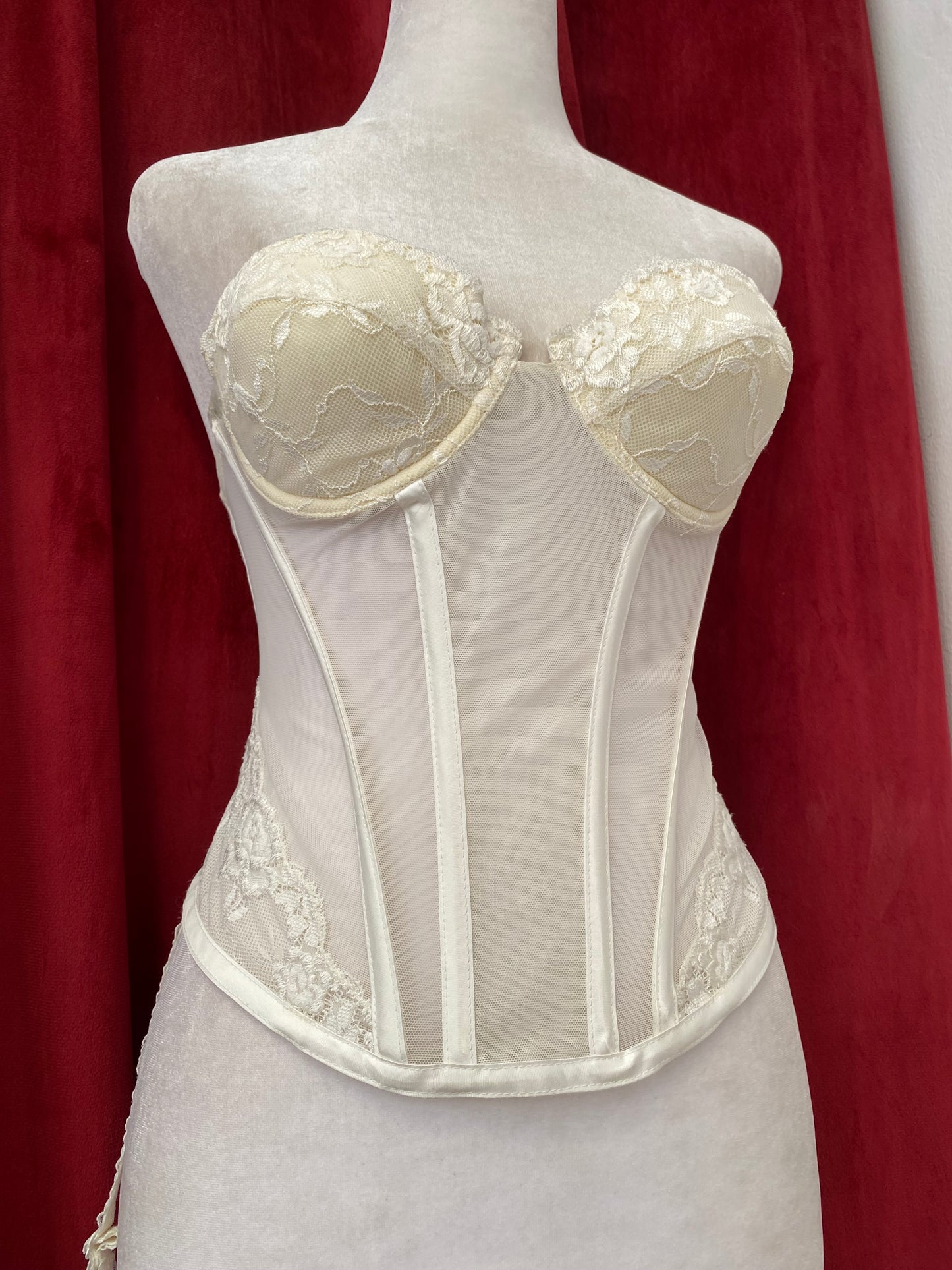 Ivory belle corset bustier