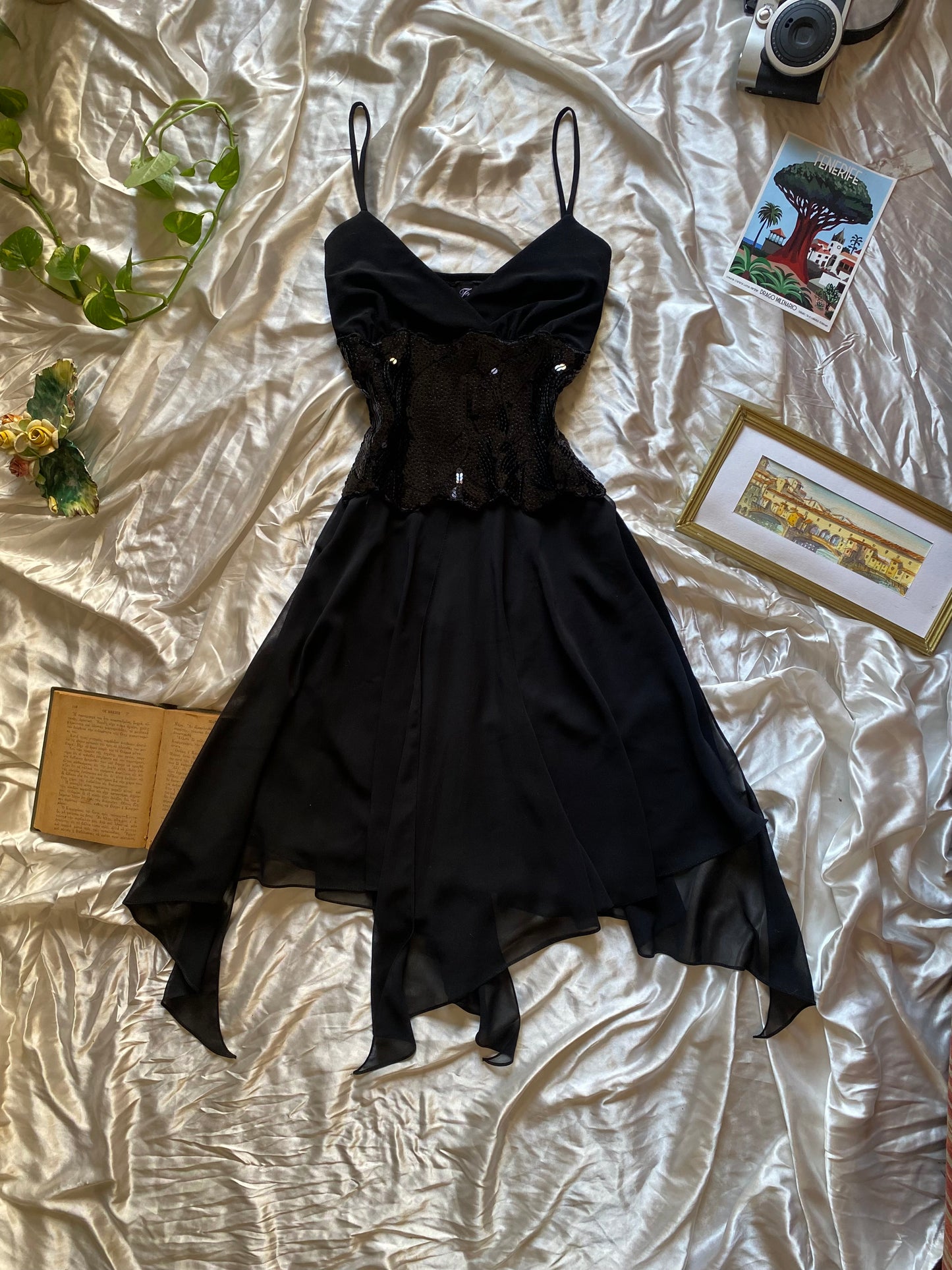 Brand new black sequin dress