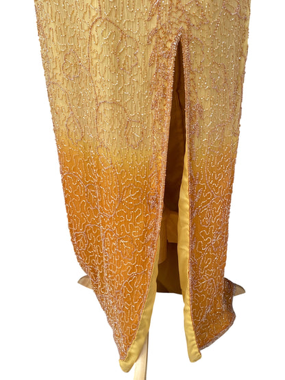 The royal gown in orange