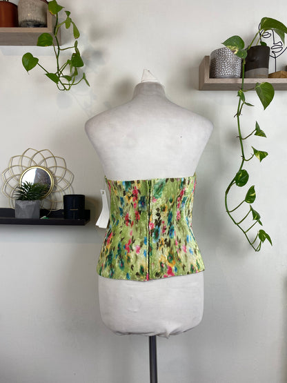 Green ethereal corset