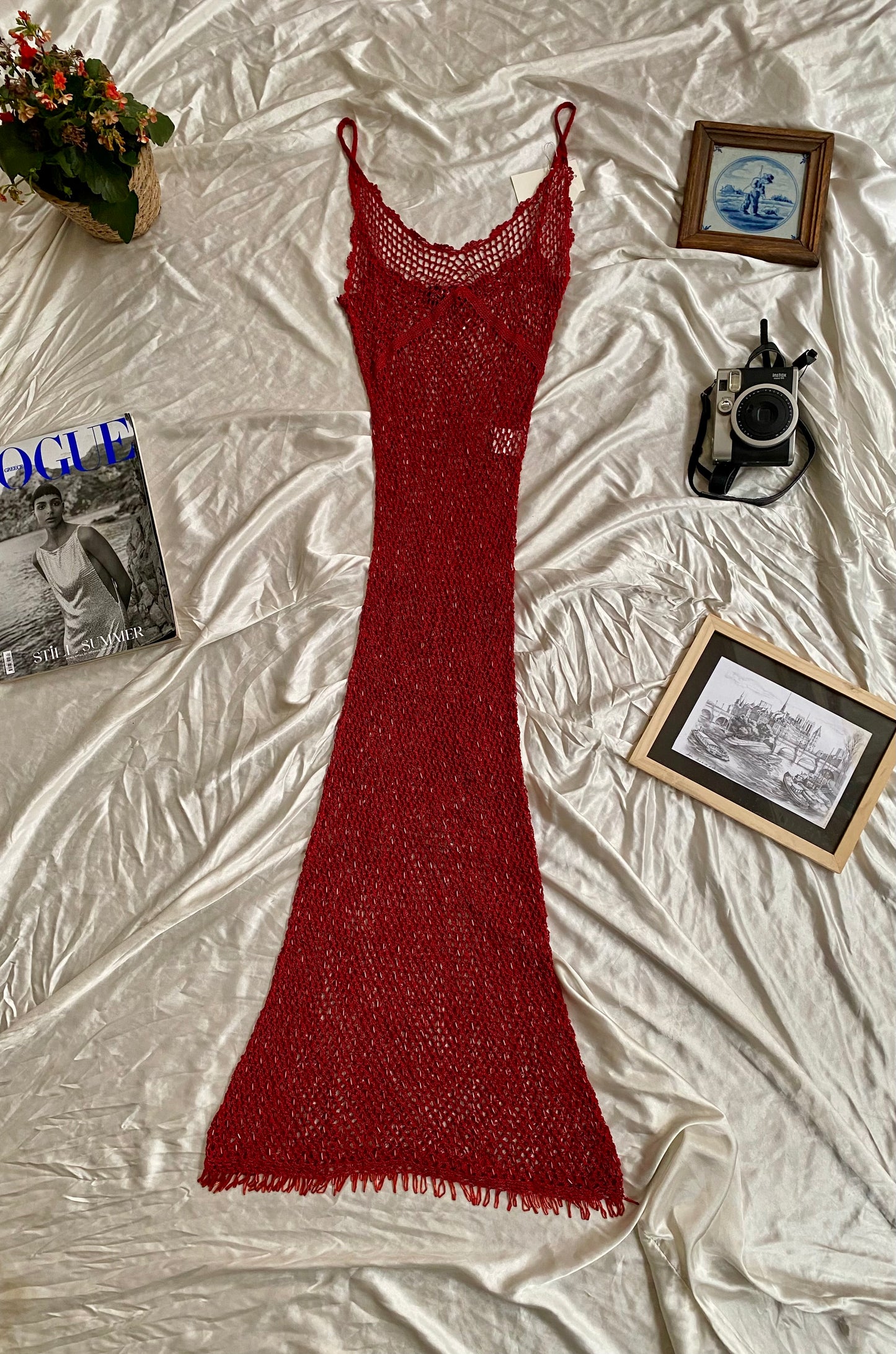 Morgan brand new crochet dress with sequin details all over