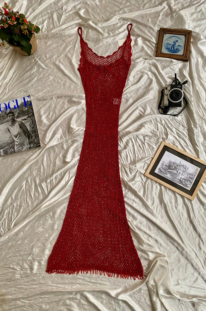Morgan brand new crochet dress with sequin details all over