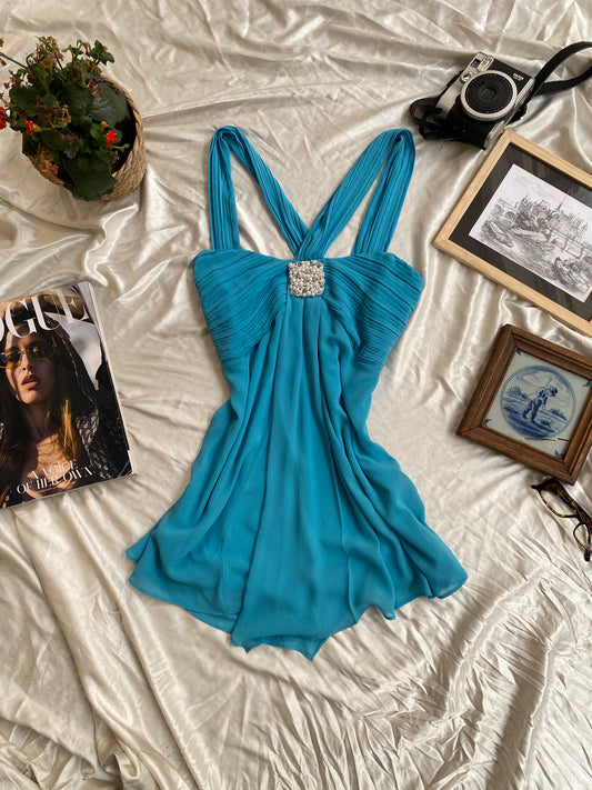 Baby blue summer top 🦋