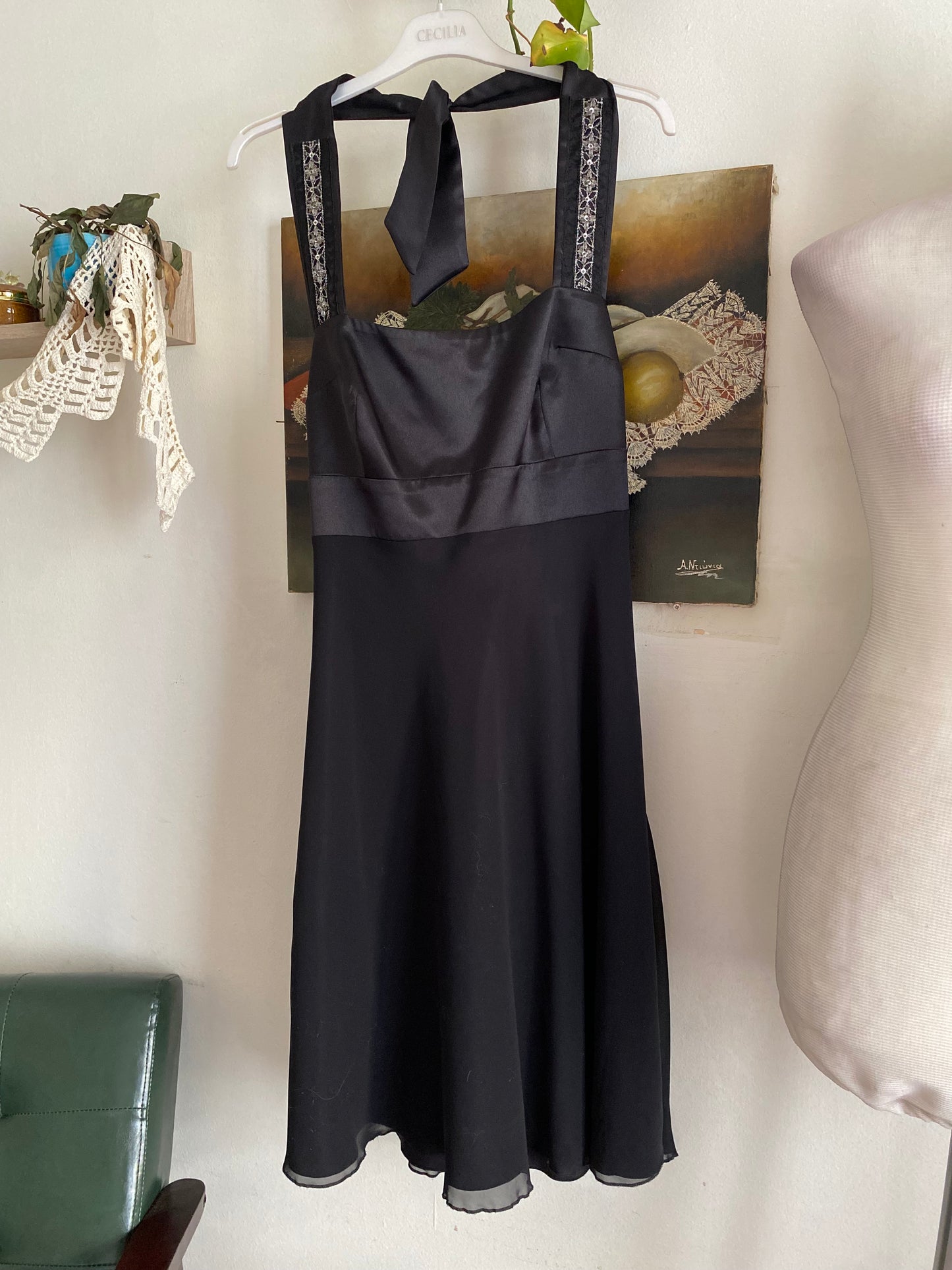 Black little formal black summer dress