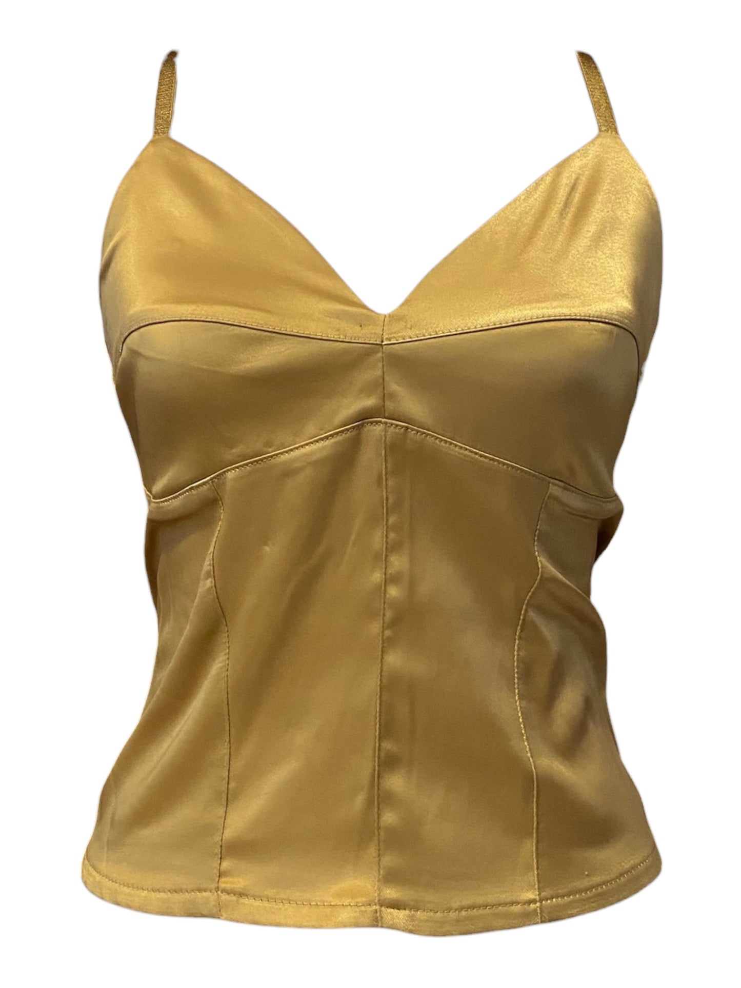 Brand new gold satin corset top 🌟