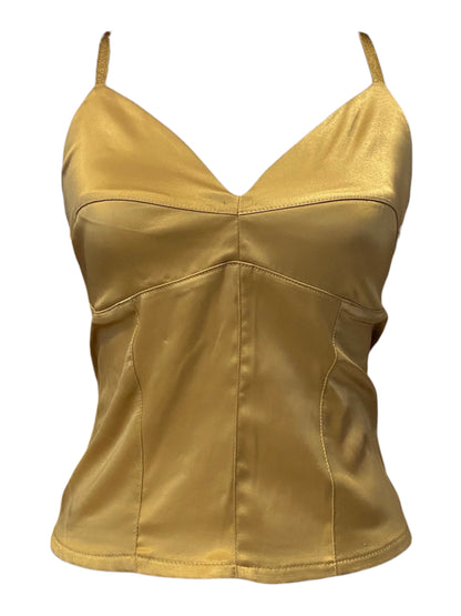 Brand new gold satin corset top 🌟