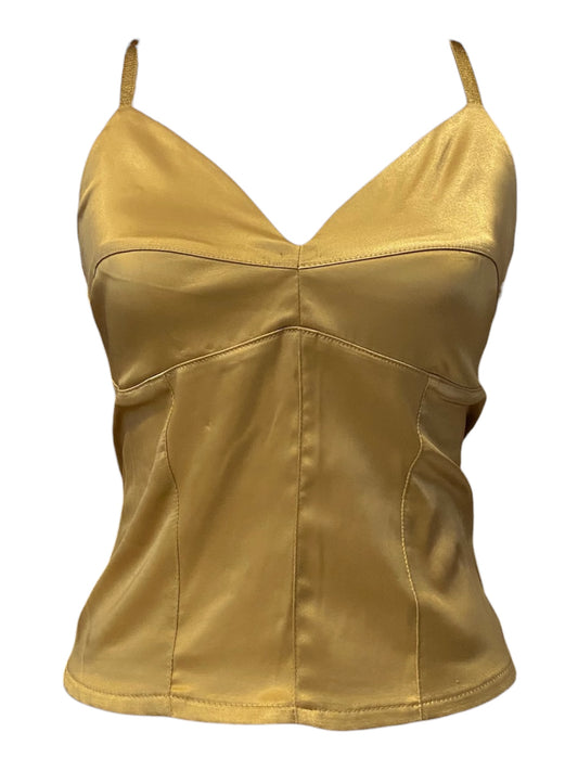 Brand new gold satin corset top 🌟