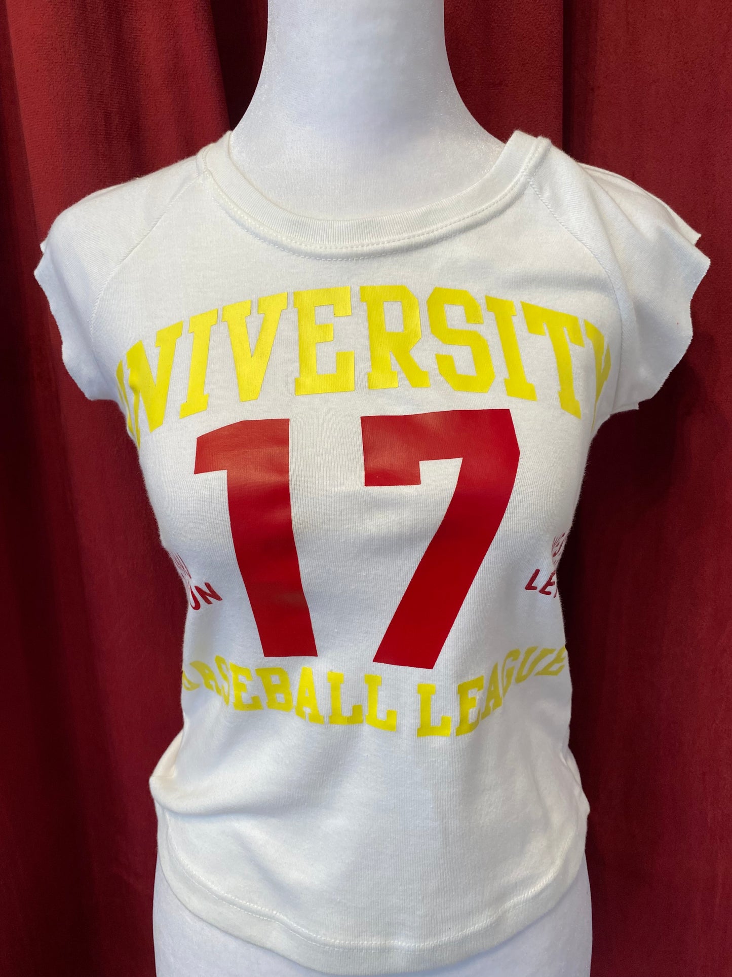 Brand new white T shirt with graphic details